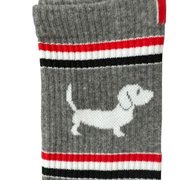 NWT Dachshund Dog Socks Gray, White, and Black Socks Pack of 3 - Picture 2 of 10